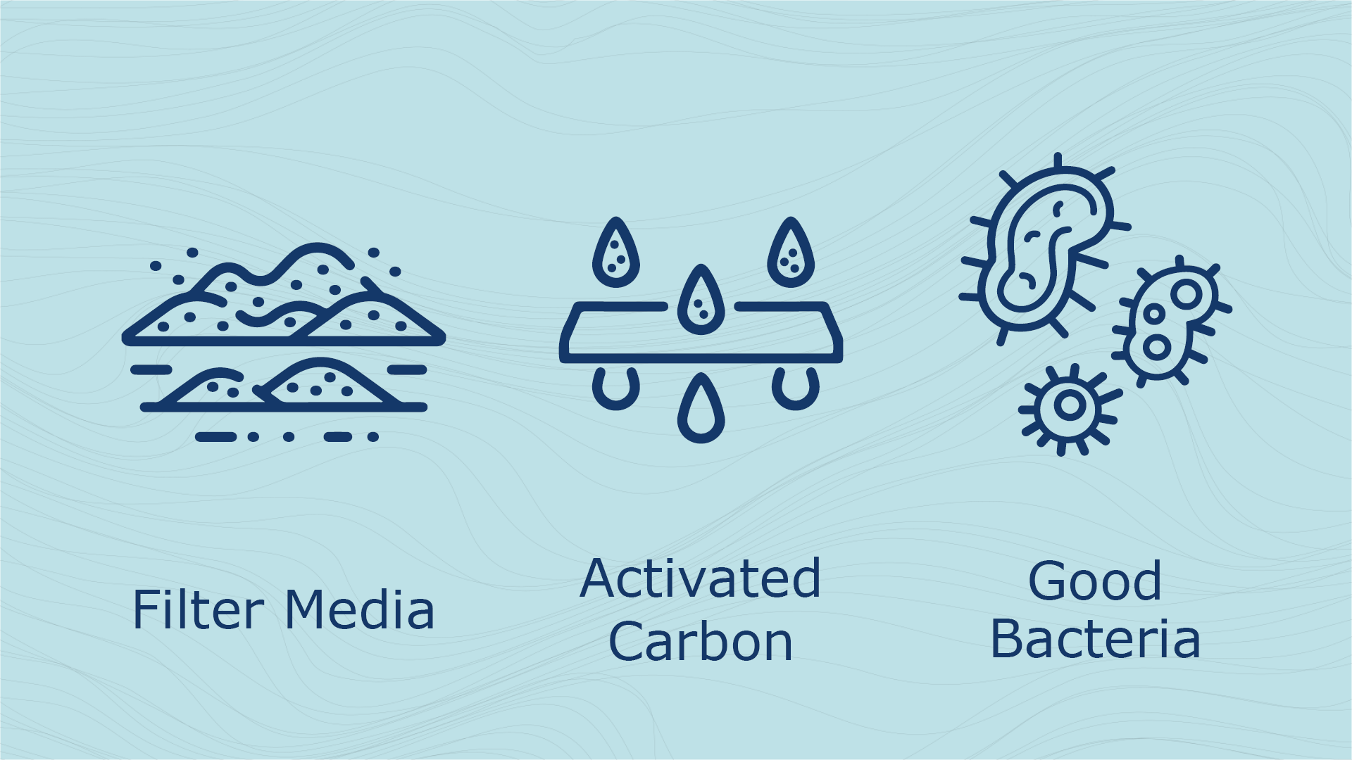 Other Media like Carbon Filters, Filter Sand and Bacteria